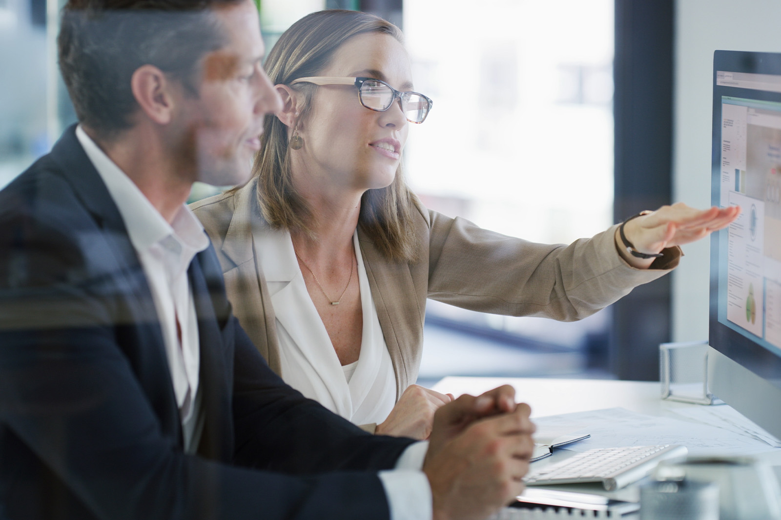 Our team working together